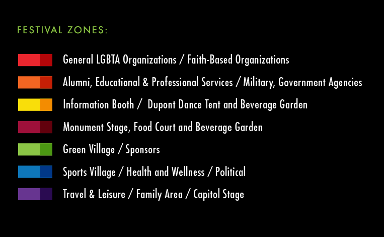 2017 Festival Zones