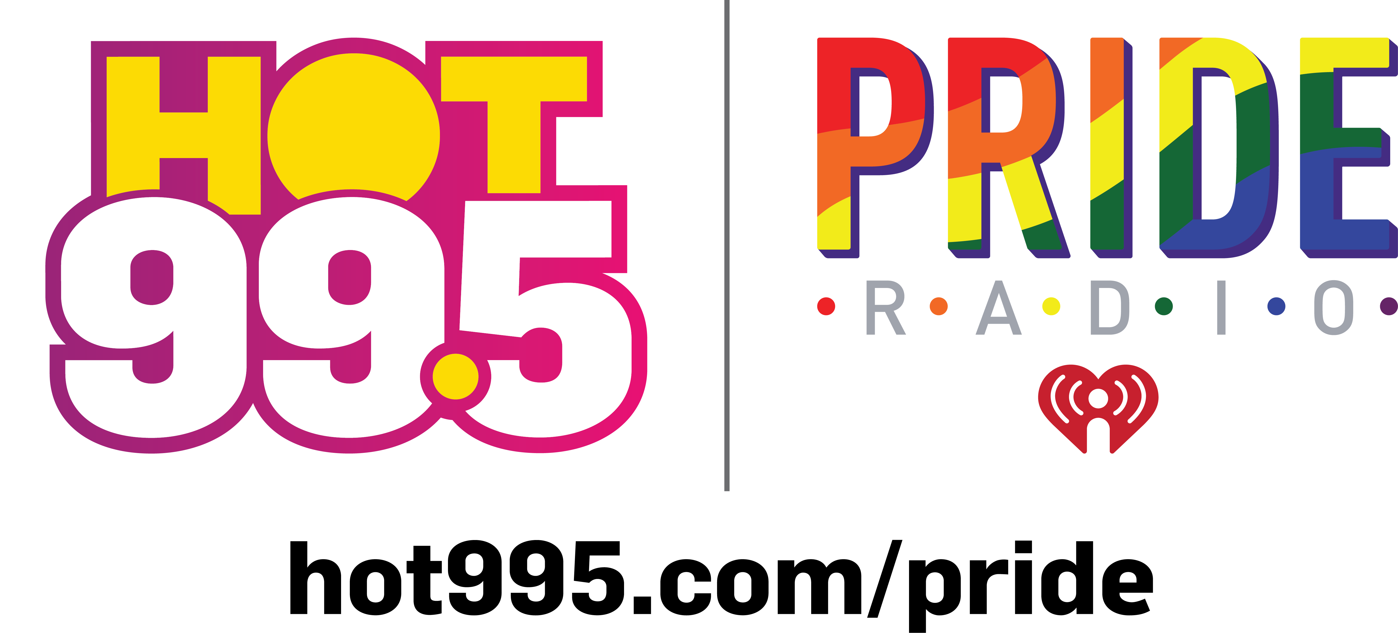HOT995 and Pride Radio Logos - 2017 - NEW
