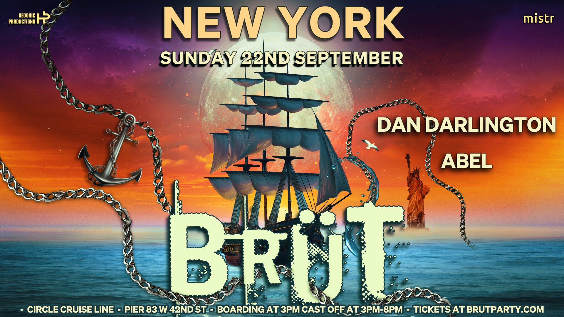 BRUT Gay Boat Party