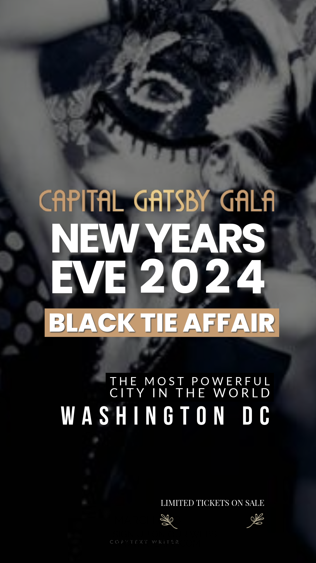 2024 Capital Gatsby Gala New Years Eve Washington DC Black Tie NYE
