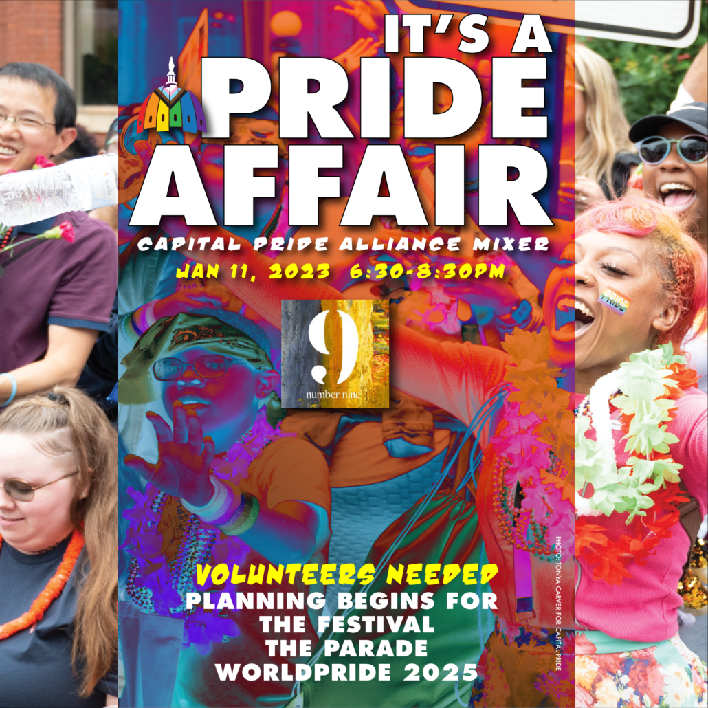 It's A Pride Affair Capital Pride Alliance Volunteer Mixer Capital